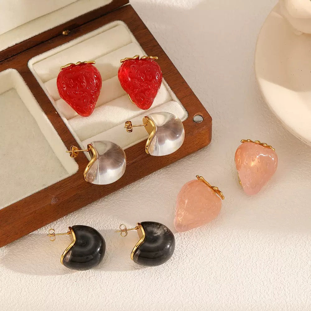Strawberry Studs