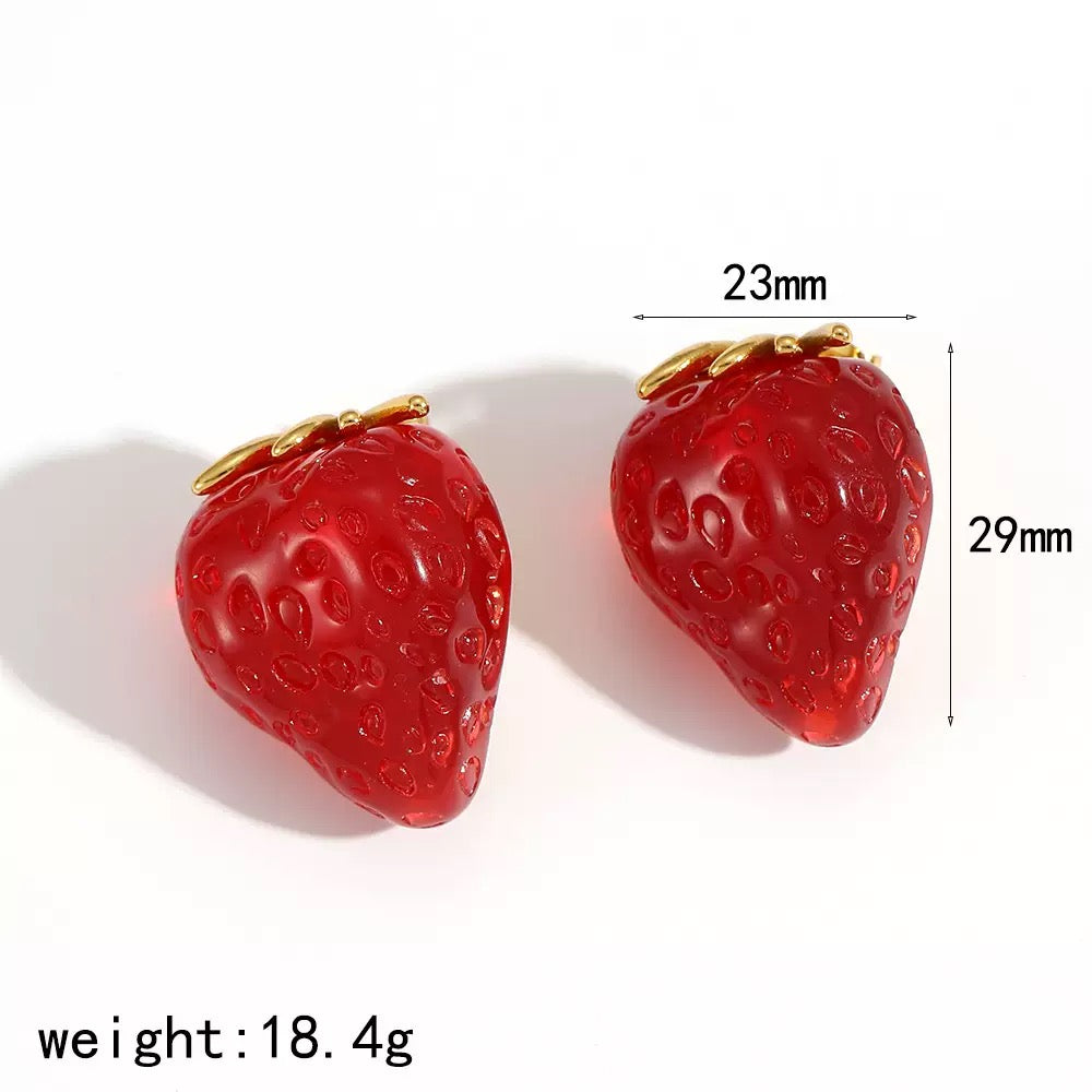 Strawberry Studs
