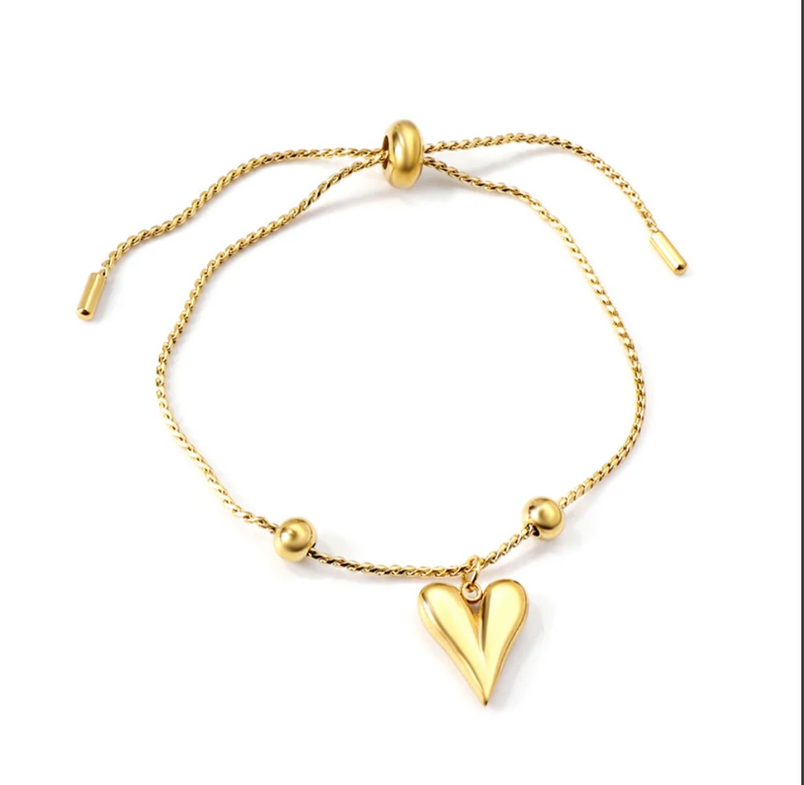 Heart Charm Bracelet